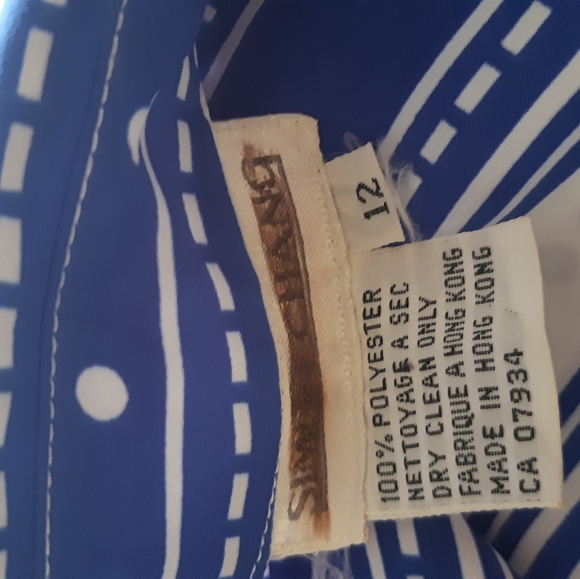 Vintage Simon Chang button down shirt Size 12 - Picture 10 of 10